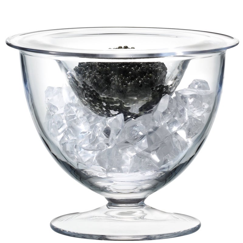 LSA International LSA SZ18 Serve Caviar Set Ã˜5.5in/H5in Clear - Image 1